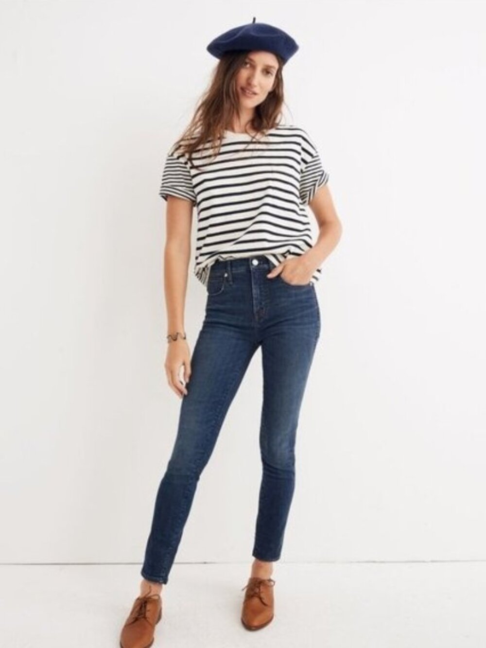 Madewell High-Rise Skinny Jeans in Elinor Wash - 26P